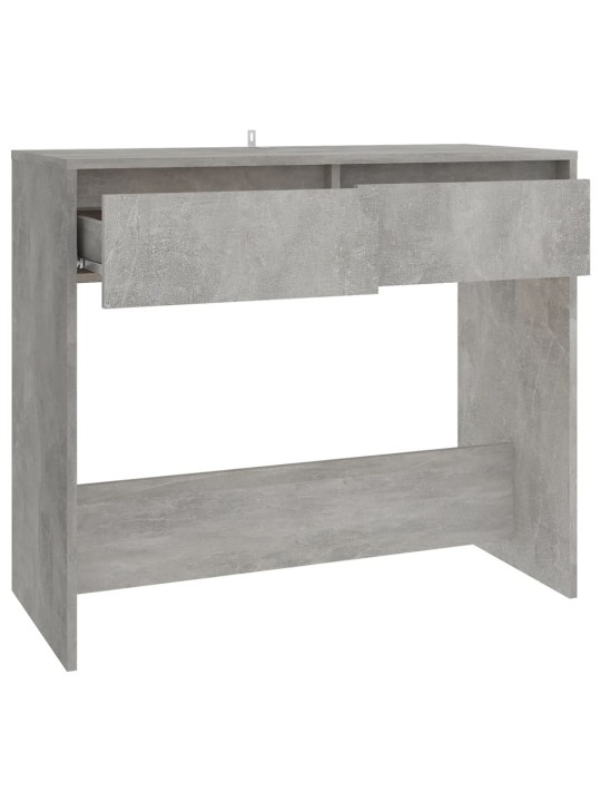 Konsolinis staliukas, betono pilkas, 89x41x76,5cm, plienas