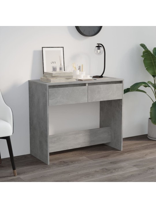 Konsolinis staliukas, betono pilkas, 89x41x76,5cm, plienas