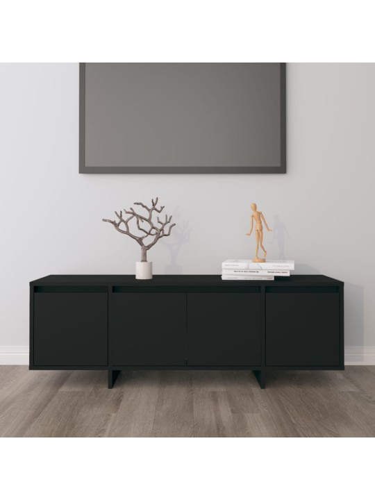 Televizoriaus spintelė, juodos spalvos, 120x30x40,5 cm, MDP