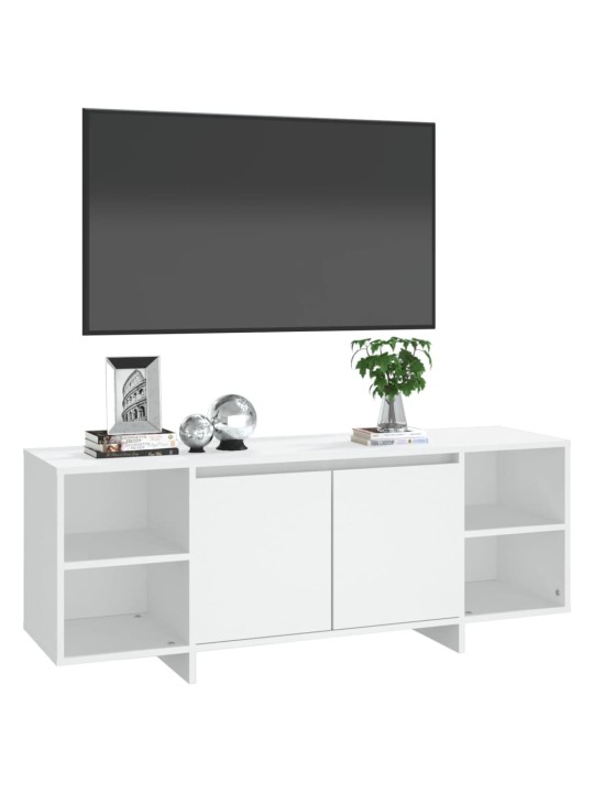 Televizoriaus spintelė, baltos spalvos, 130x35x50cm, MDP