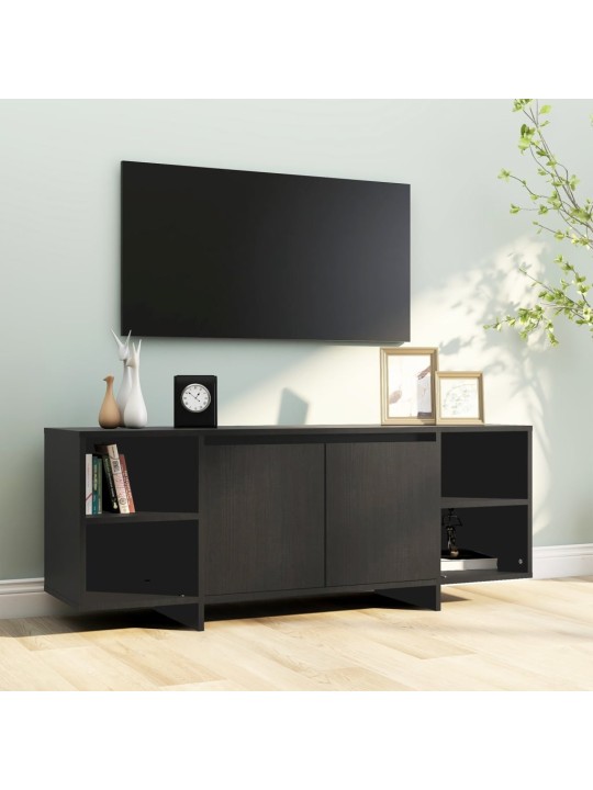 Televizoriaus spintelė, juodos spalvos, 130x35x50cm, MDP
