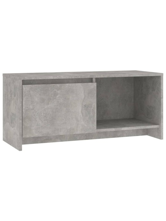 Televizoriaus spintelė, betono pilkos spalvos, 90x35x40cm, MDP