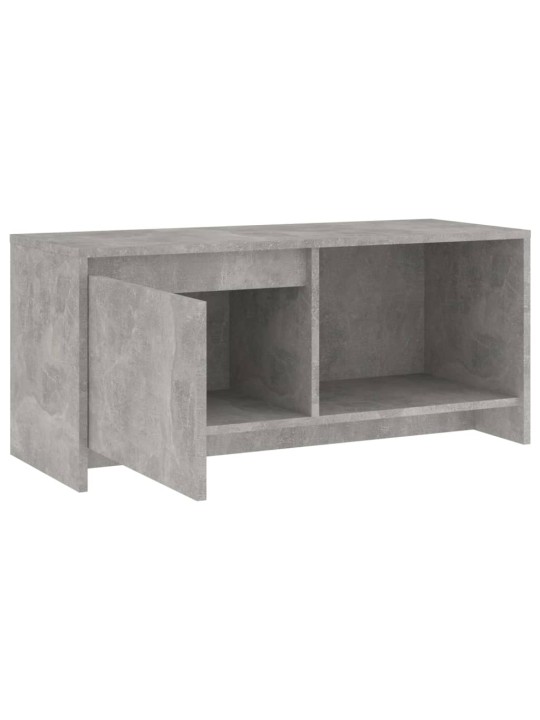 Televizoriaus spintelė, betono pilkos spalvos, 90x35x40cm, MDP