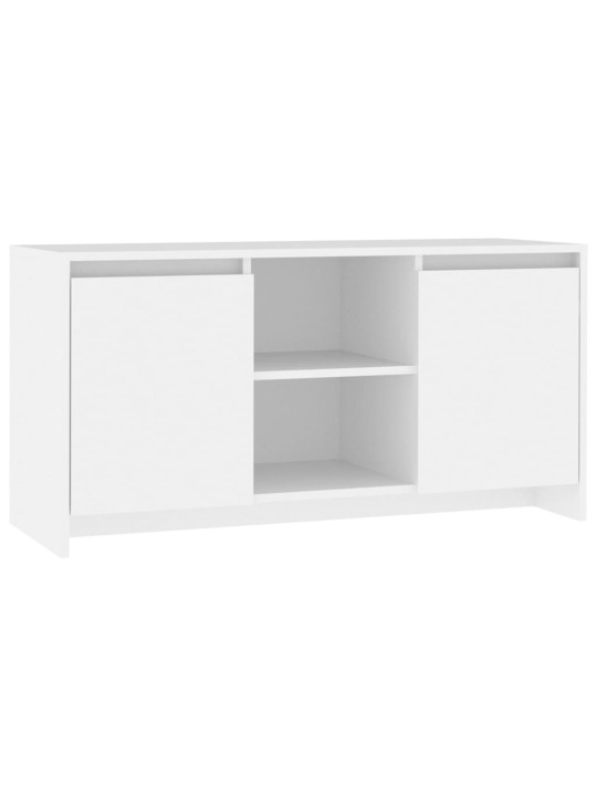 Televizoriaus spintelė, baltos spalvos, 102x37,5x52,5cm, MDP