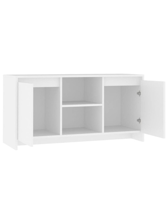 Televizoriaus spintelė, baltos spalvos, 102x37,5x52,5cm, MDP