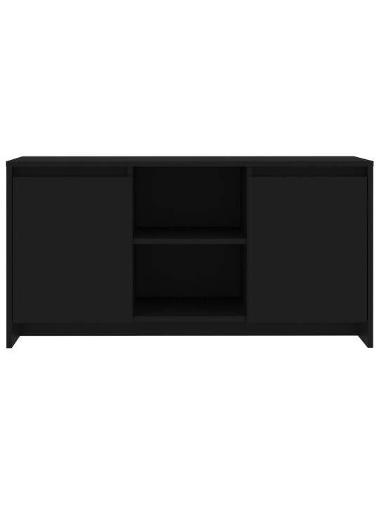 Televizoriaus spintelė, juodos spalvos, 102x37,5x52,5cm, MDP