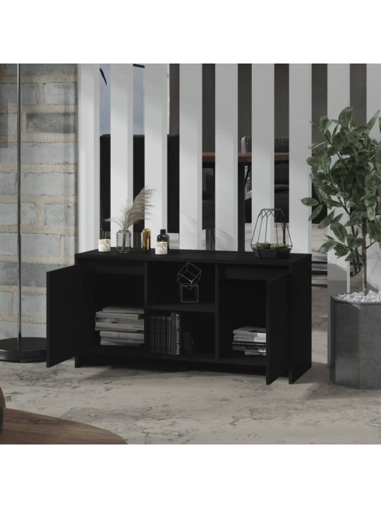 Televizoriaus spintelė, juodos spalvos, 102x37,5x52,5cm, MDP