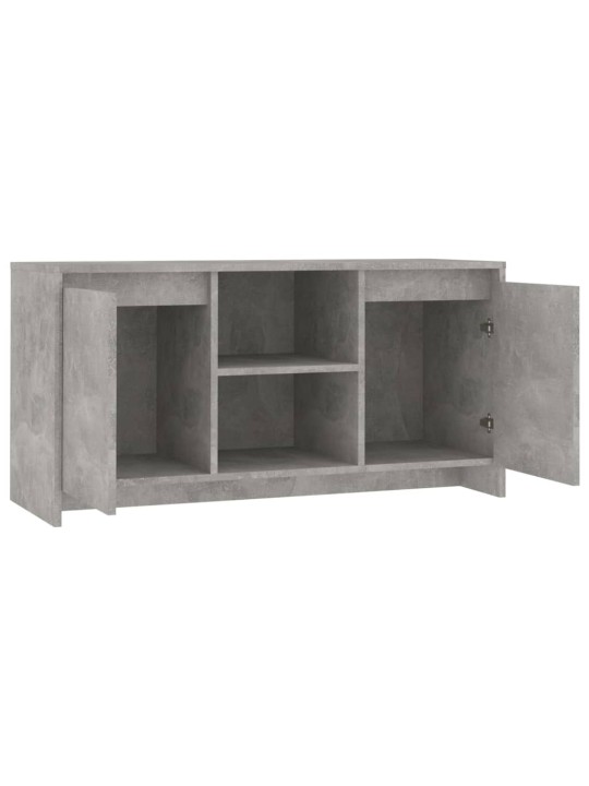 Televizoriaus spintelė, betono pilka, 102x37,5x52,5cm, MDP