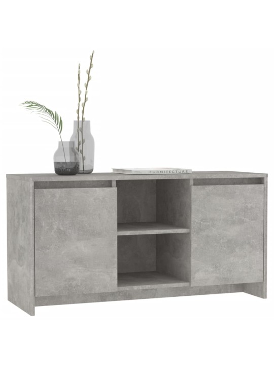 Televizoriaus spintelė, betono pilka, 102x37,5x52,5cm, MDP