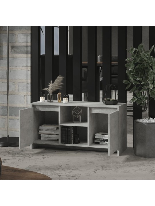 Televizoriaus spintelė, betono pilka, 102x37,5x52,5cm, MDP