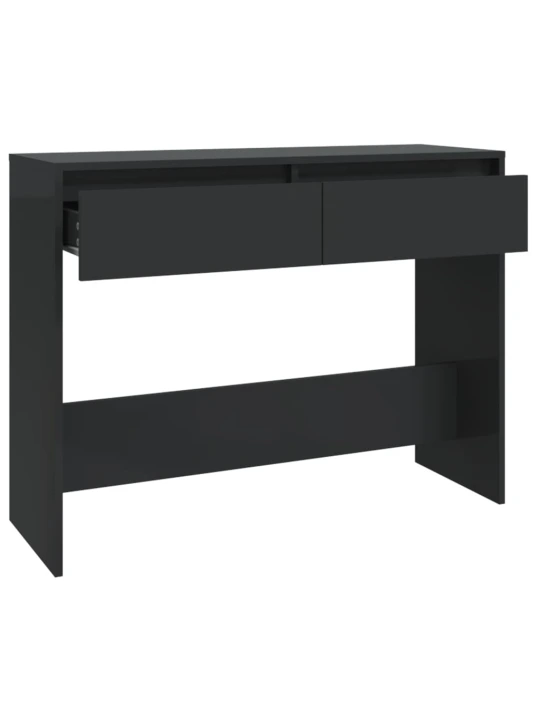 Konsolinis staliukas, juodos spalvos, 100x35x76,5cm, MDP