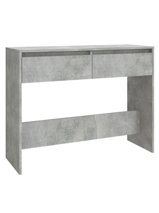 Konsolinis staliukas, betono pilkos spalvos, 100x35x76,5cm, MDP