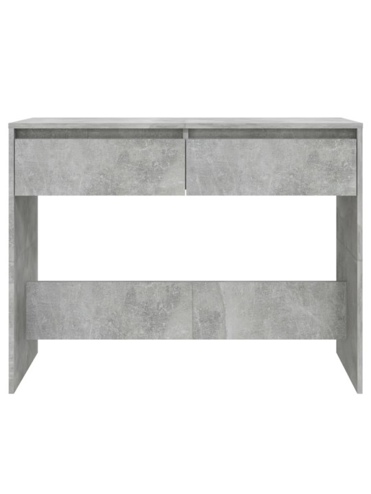 Konsolinis staliukas, betono pilkos spalvos, 100x35x76,5cm, MDP