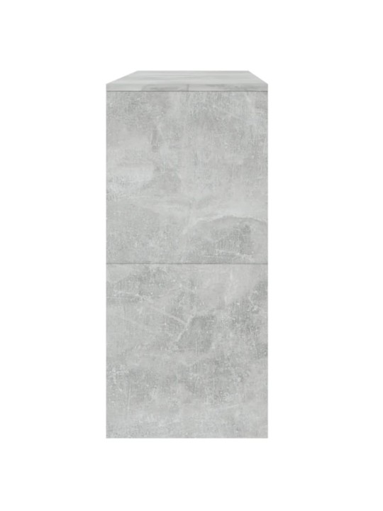 Konsolinis staliukas, betono pilkos spalvos, 100x35x76,5cm, MDP