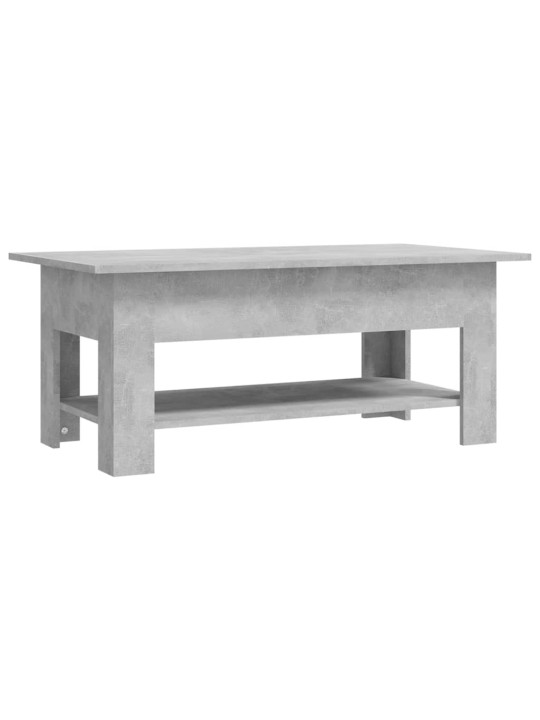 Kavos staliukas, betono pilkos spalvos, 102x55x42cm, MDP