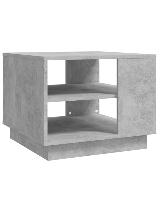Kavos staliukas, betono pilkos spalvos, 55x55x43cm, MDP