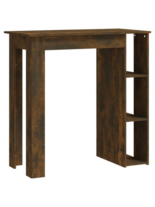 Baro stalas su lentyna, dūminio ąžuolo, 102x50x103,5cm, MDP