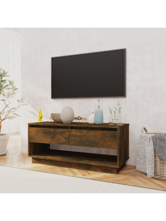 Televizoriaus spintelė, dūminio ąžuolo, 102x41x44cm, MDP