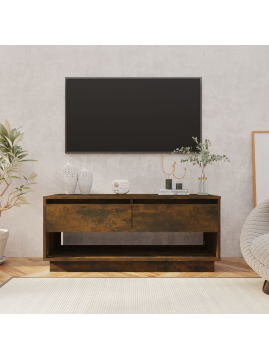 Televizoriaus spintelė, dūminio ąžuolo, 102x41x44cm, MDP