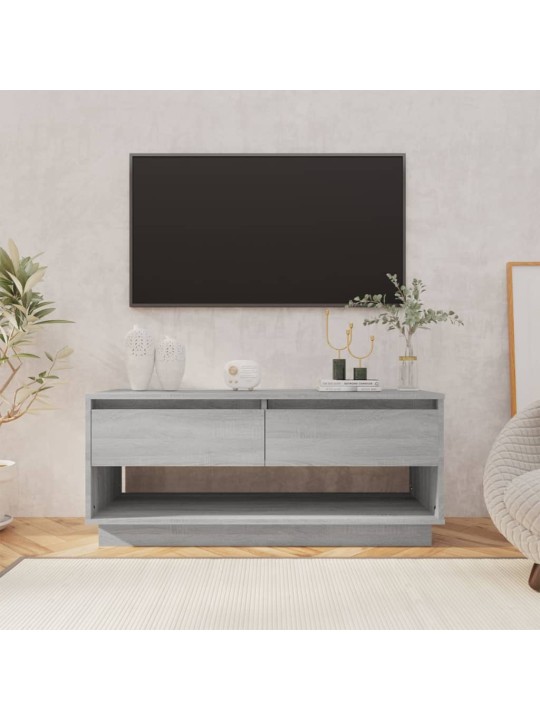 Televizoriaus spintelė, pilka ąžuolo, 102x41x44cm, MDP