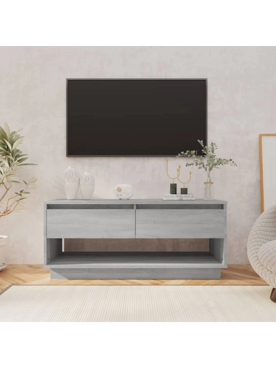 Televizoriaus spintelė, pilka ąžuolo, 102x41x44cm, MDP