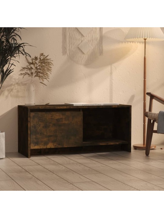 Televizoriaus spintelė, dūminės ąžuolo spalvos, 90x35x40cm, MDP