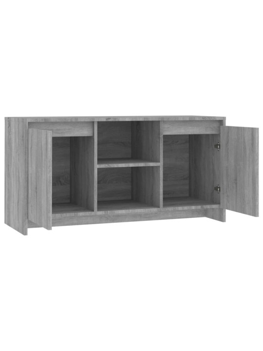 Televizoriaus spintelė, pilka ąžuolo, 102x37,5x52,5cm, MDP
