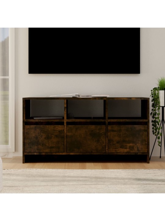 Televizoriaus spintelė, dūminio ąžuolo, 102x37,5x52,5cm, MDP
