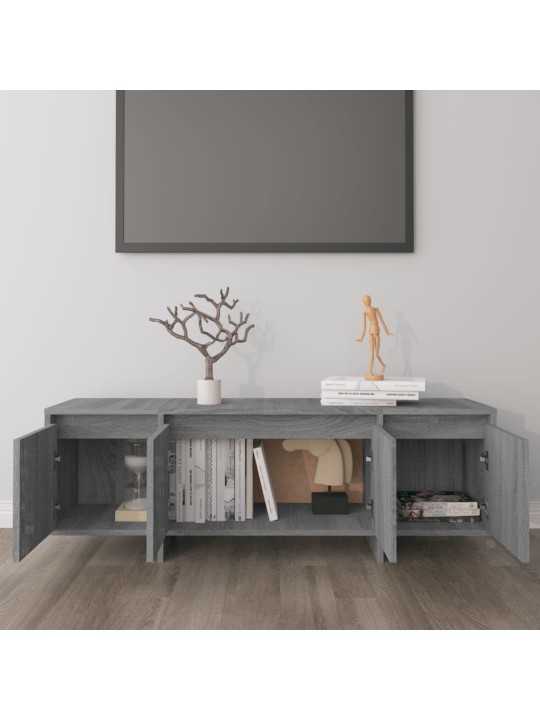 Televizoriaus spintelė, pilka ąžuolo, 120x30x40,5cm, MDP