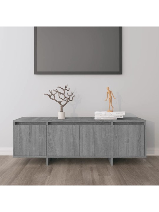 Televizoriaus spintelė, pilka ąžuolo, 120x30x40,5cm, MDP