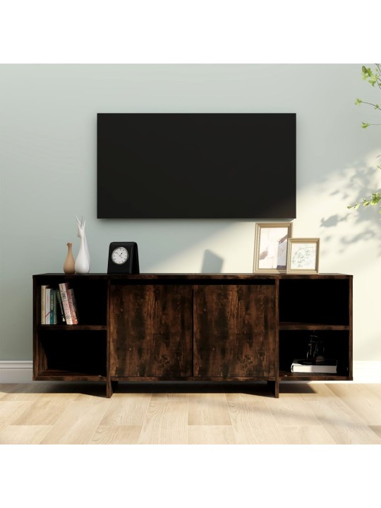 Televizoriaus spintelė, dūminio ąžuolo, 130x35x50cm, MDP