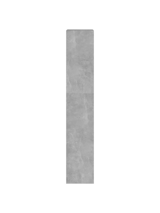 Spintelė knygoms/kambario pertvara, betono pilka, 40x30x166cm