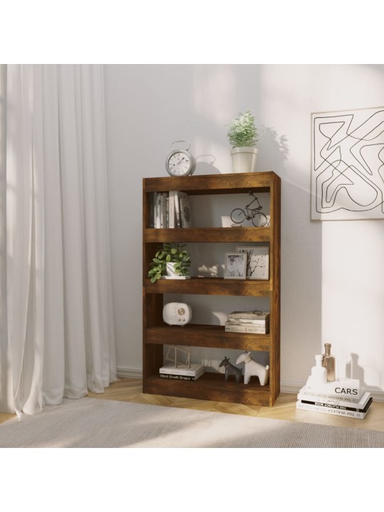 Spintelė knygoms/kambario pertvara, ąžuolo, 80x30x135cm, MDP