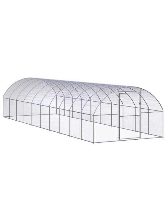 Lauko narvas viščiukams, 3x10x2m, galvanizuotas plienas