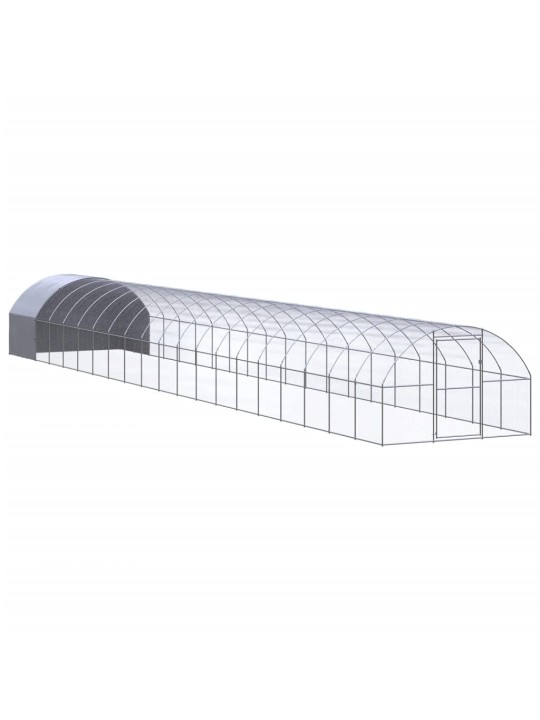 Lauko narvas viščiukams, 3x20x2m, galvanizuotas plienas