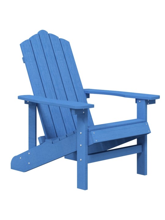 Sodo Adirondack kėdės, 2vnt., mėlynos spalvos, HDPE