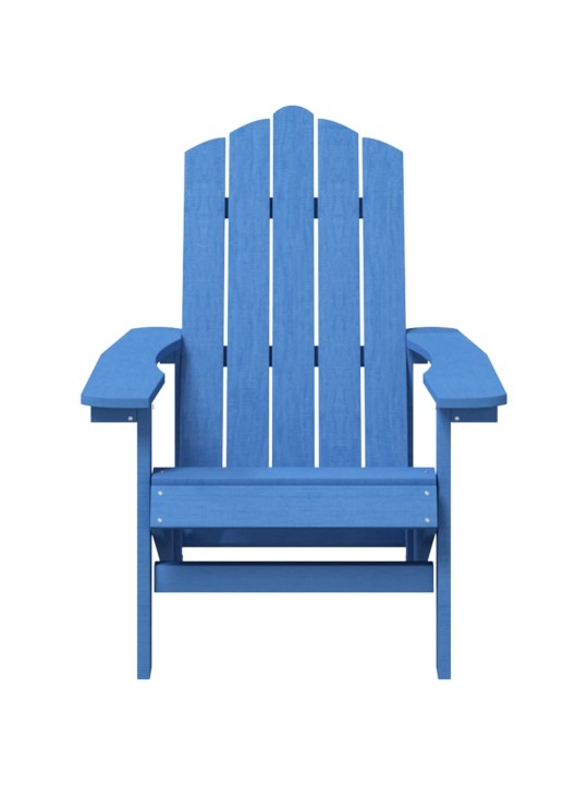 Sodo Adirondack kėdės, 2vnt., mėlynos spalvos, HDPE