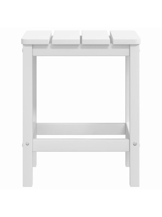 Sodo Adirondack kėdės su staliuku, baltos spalvos, HDPE