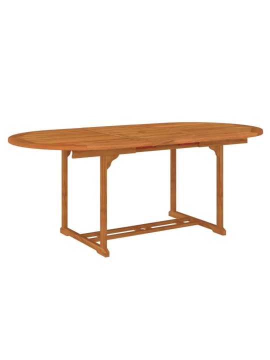Sodo stalas, 200x100x75cm, eukalipto medienos masyvas