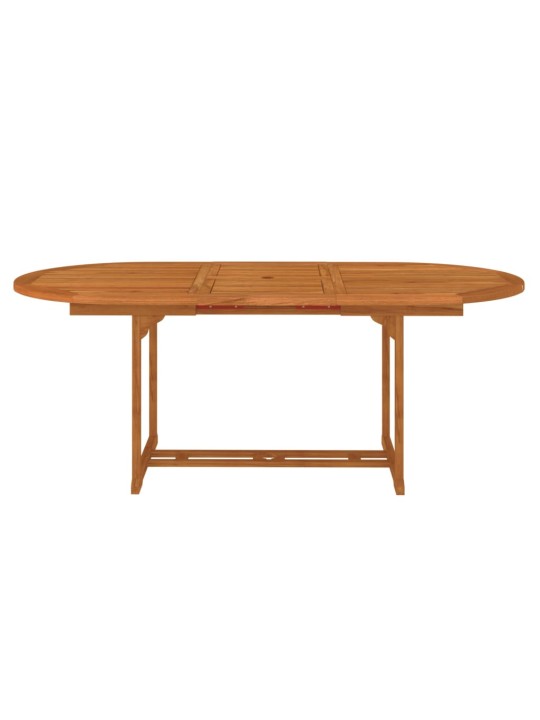 Sodo stalas, 200x100x75cm, eukalipto medienos masyvas