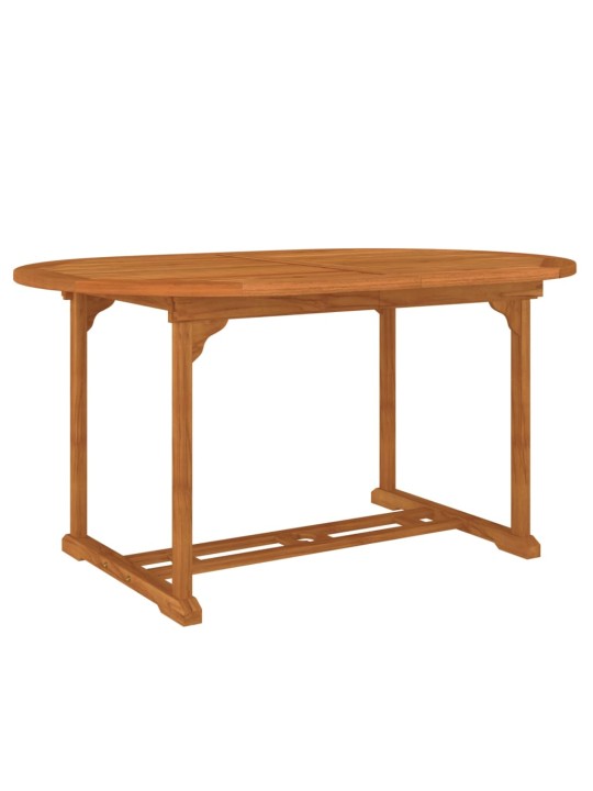 Sodo stalas, 200x100x75cm, eukalipto medienos masyvas