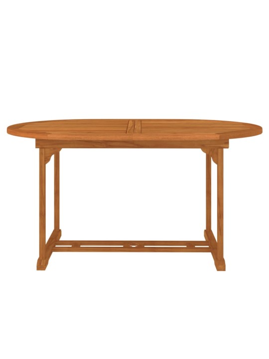 Sodo stalas, 200x100x75cm, eukalipto medienos masyvas