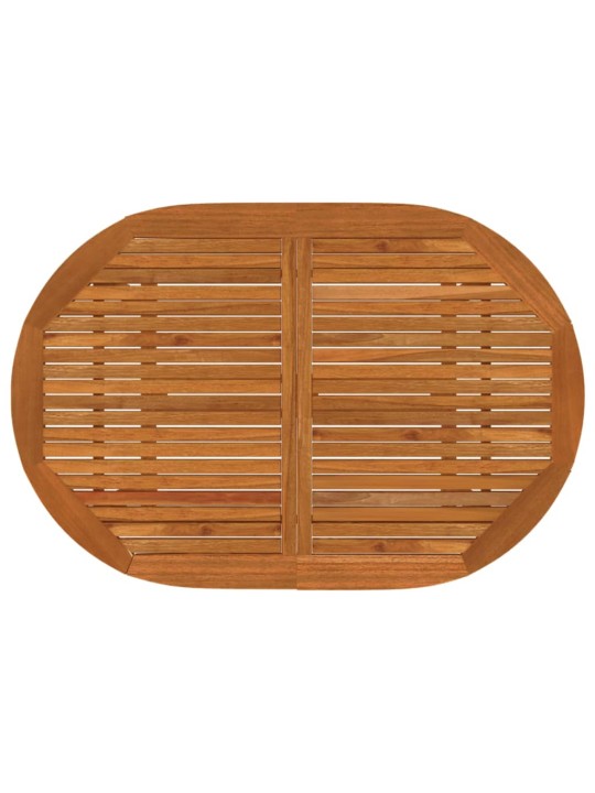 Sodo stalas, 200x100x75cm, eukalipto medienos masyvas