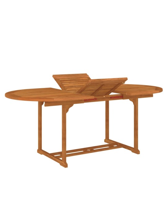 Sodo stalas, 200x100x75cm, eukalipto medienos masyvas