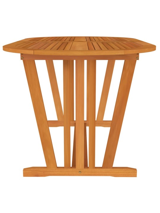 Sodo stalas, 160x85x75cm, eukalipto medienos masyvas