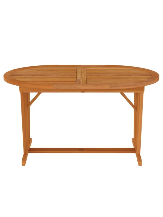 Sodo stalas, 200x100x75cm, eukalipto medienos masyvas