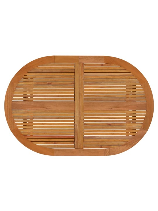 Sodo stalas, 200x100x75cm, eukalipto medienos masyvas