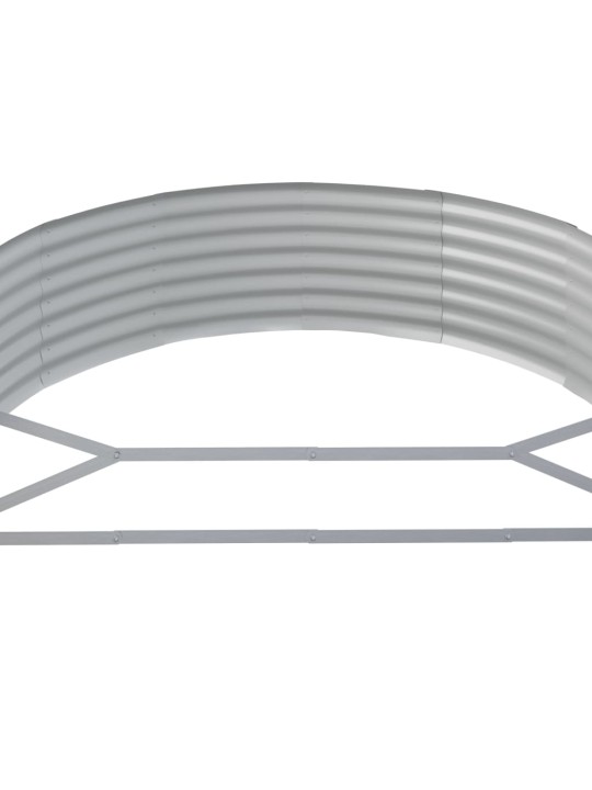 Aukštas sodo lovelis, antracito, 214x140x36cm, plienas