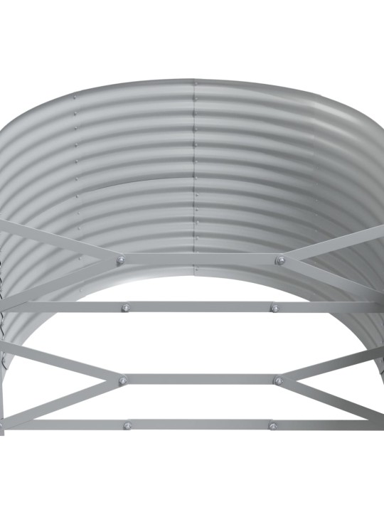 Aukštas sodo lovelis, rudas, 249x100x68cm, plienas