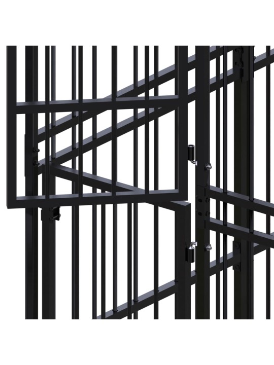 Lauko voljeras šunims su stogu, plienas, 12,9m²